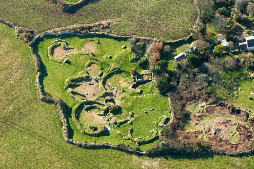 Aeriel view of Carn Euny