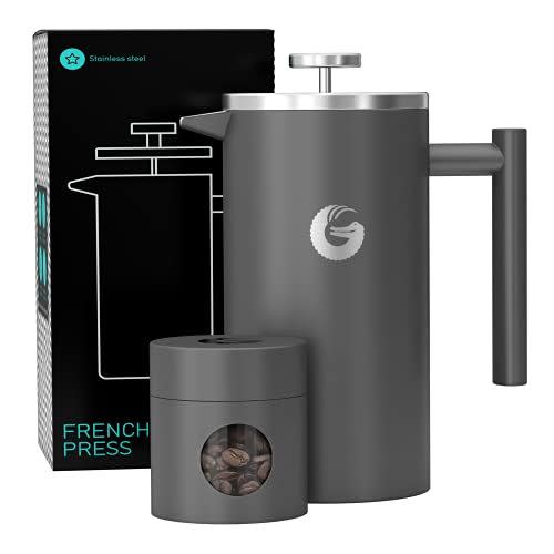 40) Thermal-Insulated French Press Coffee Maker