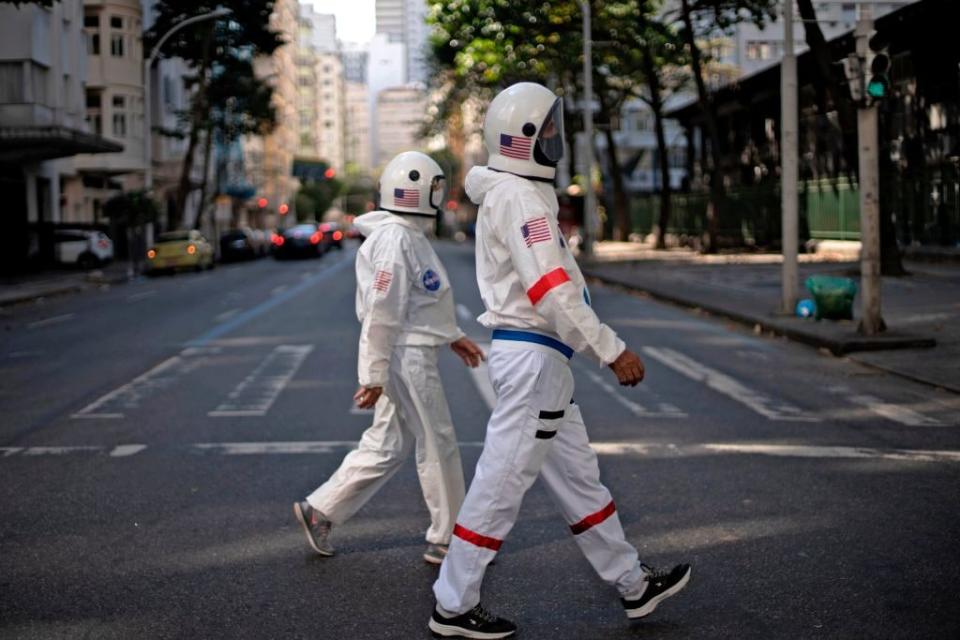 Some Rio residents are still taking the pandemic seriously - getty