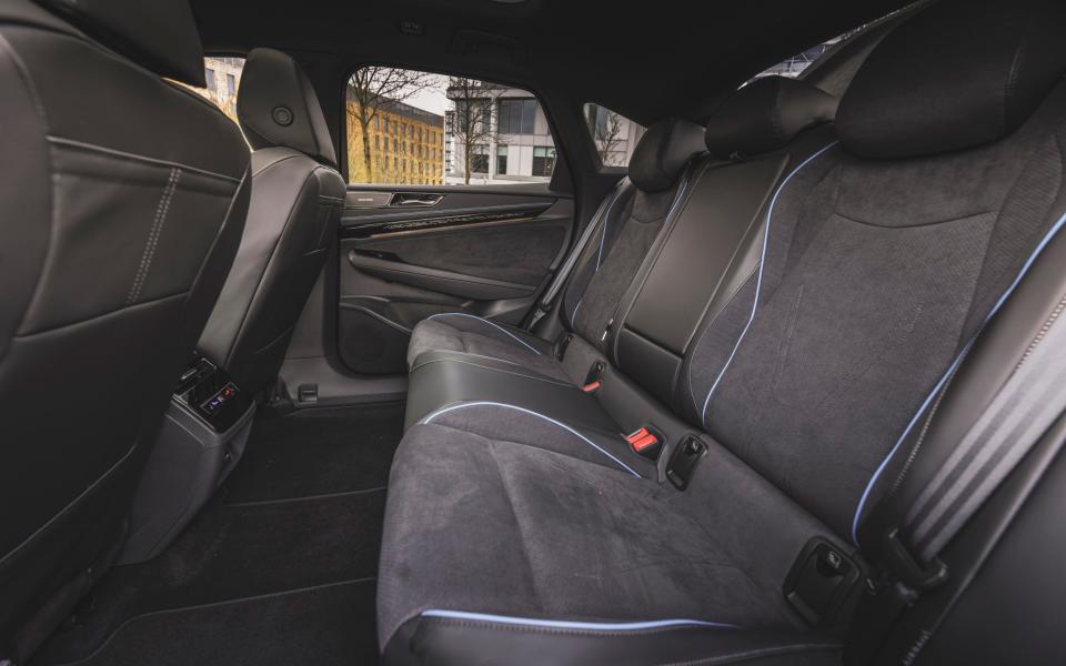 Back seats of Volkswagen ID.7