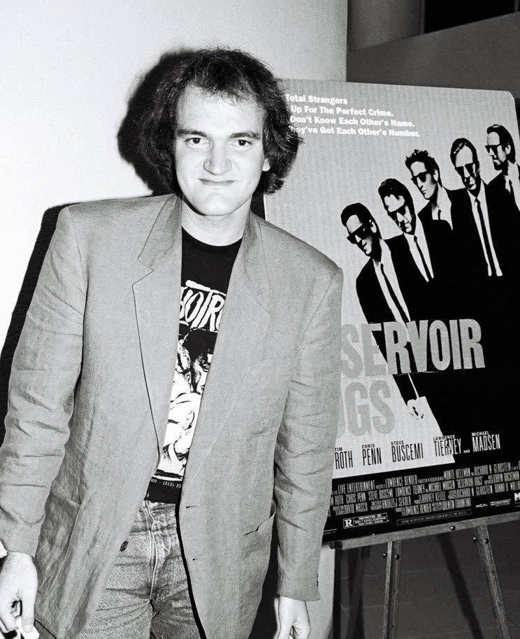 Quentin Tarantino at the 'Reservoir Dogs' L.A. Premiere on October 9, 1992 (Photo: BEI/Shutterstock) 