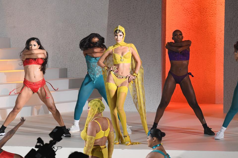 <p>Rihanna debuted her latest <a href="https://www.amazon.com/adlp/savagexfenty" rel="nofollow noopener" target="_blank" data-ylk="slk:Savage X Fenty lingerie collection;elm:context_link;itc:0;sec:content-canvas" class="link ">Savage X Fenty lingerie collection</a> with a diverse and dance-filled <a href="https://www.harpersbazaar.com/fashion/fashion-week/a29143403/rihanna-savage-fenty-show-2019-reactions-reviews/" rel="nofollow noopener" target="_blank" data-ylk="slk:runway show during New York Fashion Week;elm:context_link;itc:0;sec:content-canvas" class="link ">runway show during New York Fashion Week</a>. The show is now available to stream on Amazon Prime Video and to coincide, many of the looks from the runway are already available to shop now on Amazon. From the colorful bra and underwear sets worn by Bella and Normani to lace bodysuits and thermal shorts, click through to shop some of the newly-launched pieces from Bad Gal Riri herself. </p>