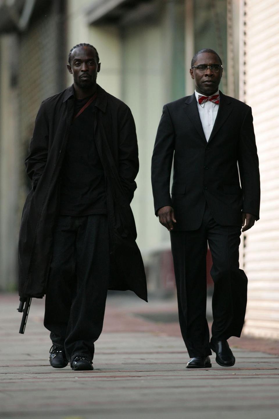 Michael K Williams as Omar and Michael Potts as Brother Mouzone in ‘Middle Ground' (HBO)