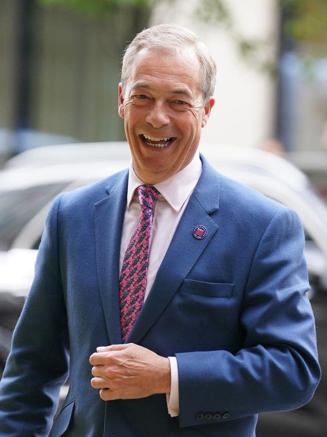 Reform UK leader Nigel Farage