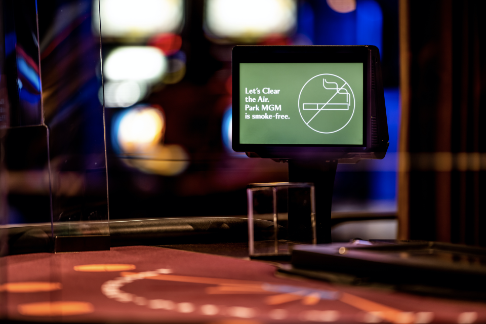 When the Park MGM casino reopens Sept. 30 in Las Vegas, patrons will find notices informing them it will be the Strip's only smoke-free property.