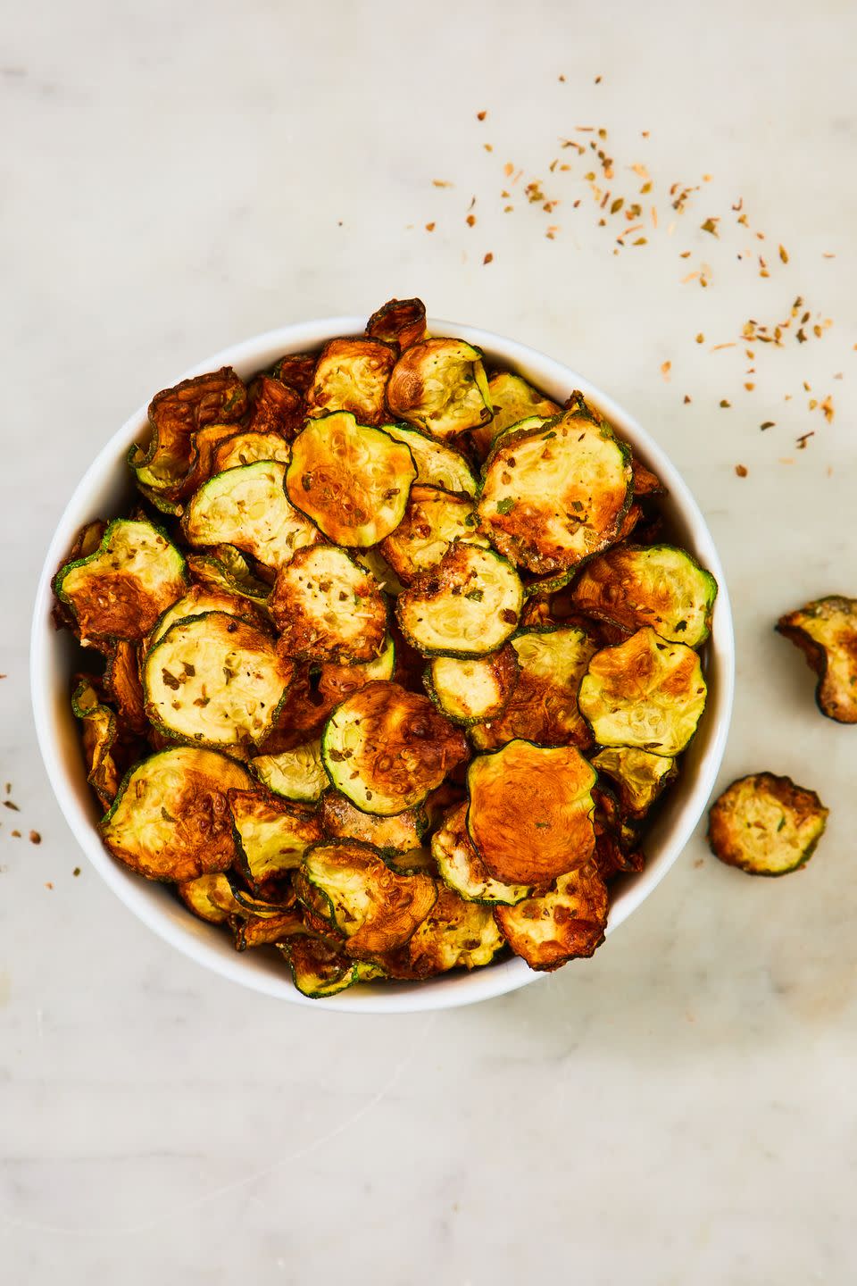 Cool Ranch Zucchini Chips