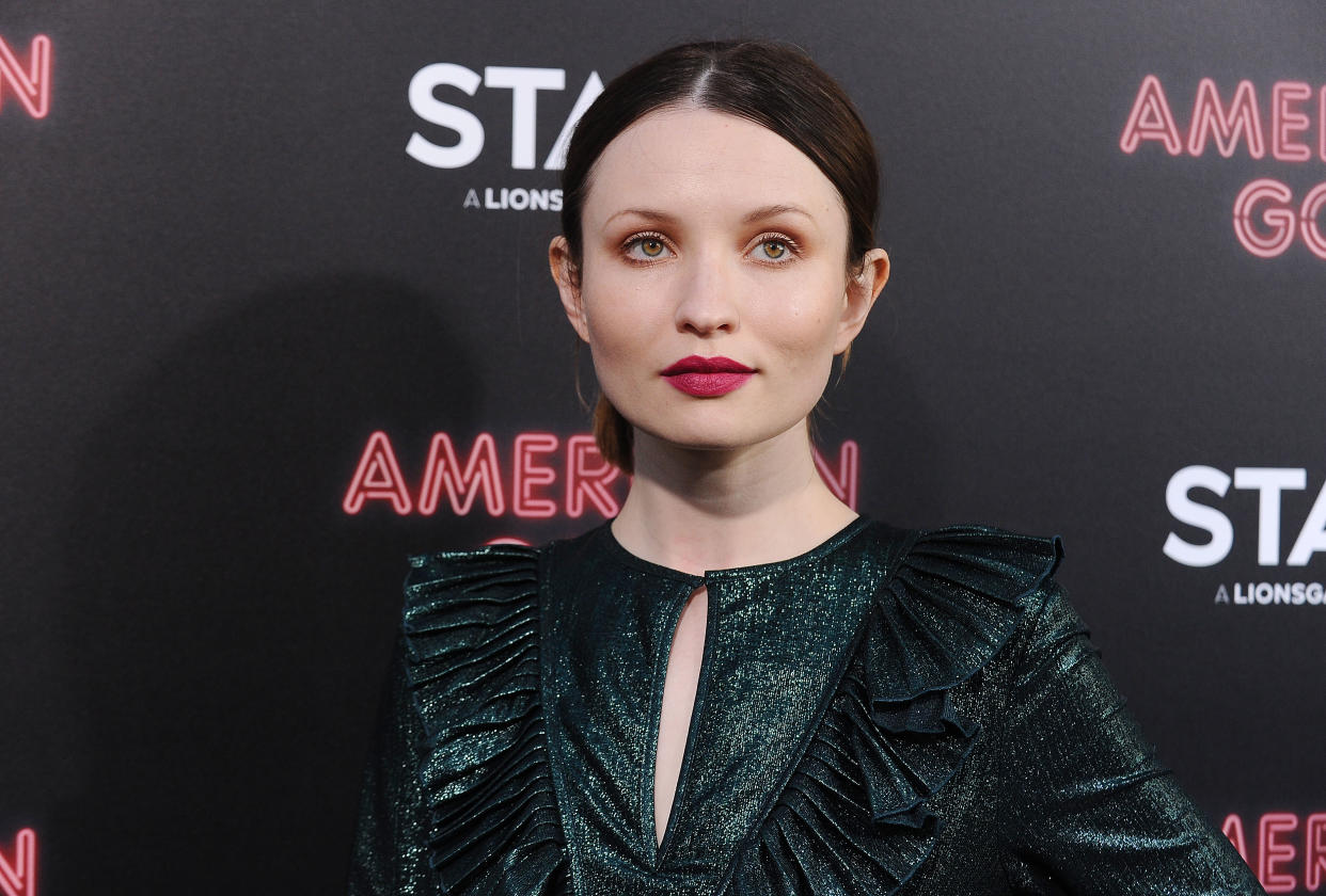 Actress Emily Browning didn’t think her first billboard would look like it did. Photo: Getty Images