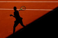 Tennis - WTA Premier Mandatory - Madrid Open - The Caja Magica, Madrid, Spain - May 9, 2019 Switzerland's Belinda Bencic in action during her quarter final match against Japan's Naomi Osaka REUTERS/Susana Vera