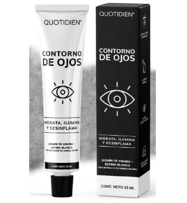 Contorno de Ojos Quotidien | Efecto Lifting, Anti líneas de expresión y Arrugas, Hidrata-Actúa en Ojeras y Bolsas/Amazon.com.mx