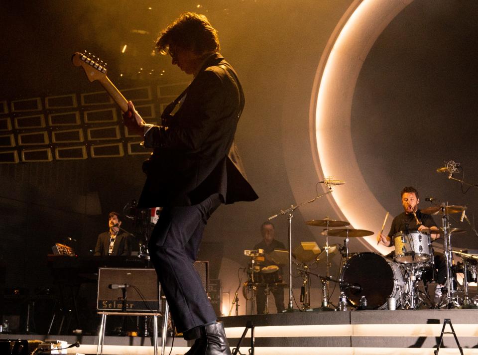 The Arctic Monkey's perform during their show at Ascend Amphitheater in Nashville, Tenn., Tuesday night, Sept. 12, 2023.