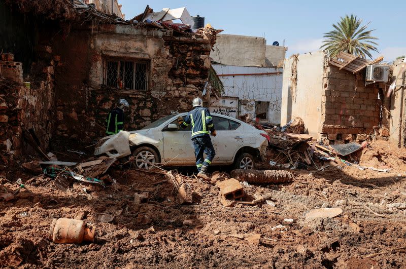 Aftermath of deadly storm in Derna