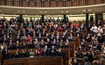 Investiture debate at the Parliament in Madrid