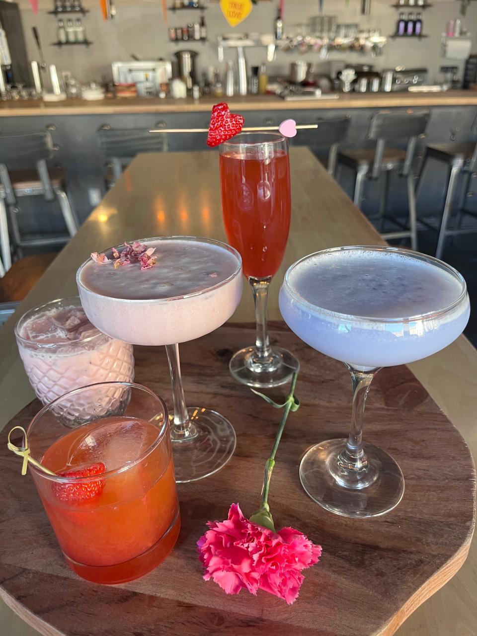 Hops and Hardware, in Bristol Borough, has a number of Valentine's Day-inspired cocktails this month, as well as a limited release of its Pink Bristol Cream.