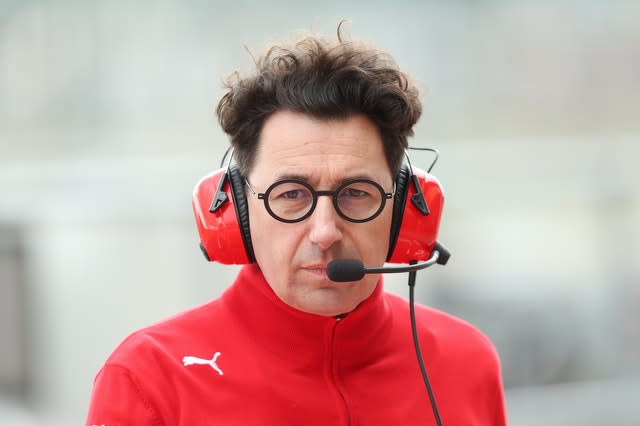 Ferrari team principle Mattia Binotto is under pressure 