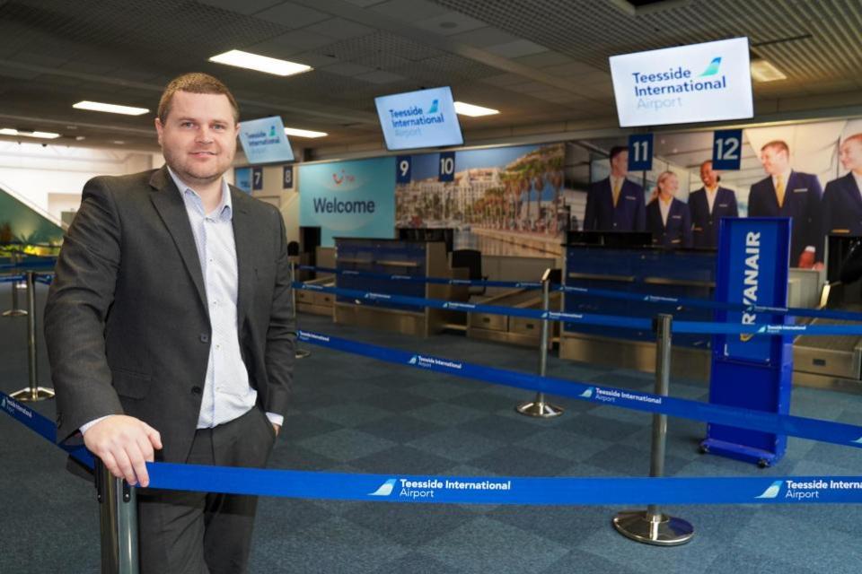 The Northern Echo: Phil Forster, MD at Teesside Airport. Picture by Terry Blackburn