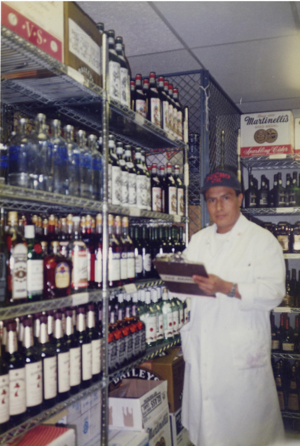 Luis Alfonso Chimbo at the Windows on the World restaurant in New York, circa 2000. | Courtesy of the Chimbo family.
