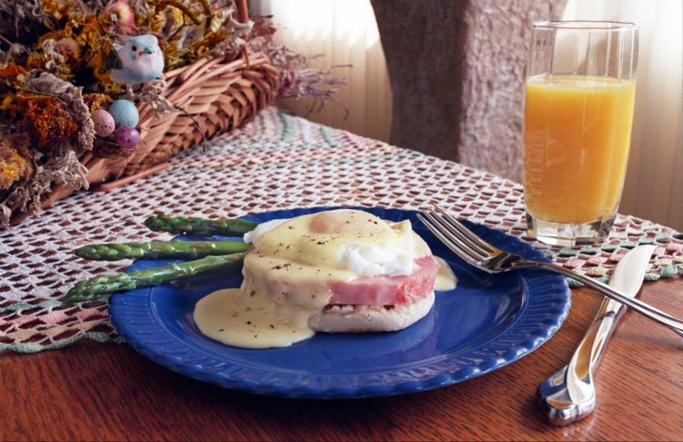 Eggs Benedict is a great weekend brunch, lunch or dinner dish.