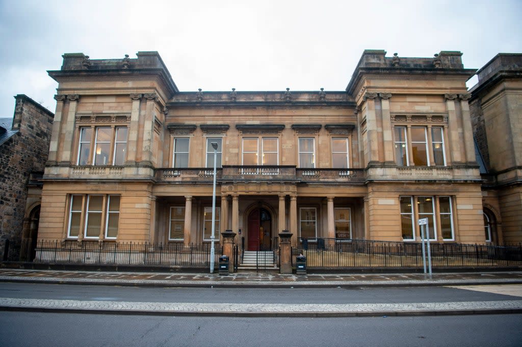 Paisley Sheriff Court (John Linton/PA) (PA Archive)