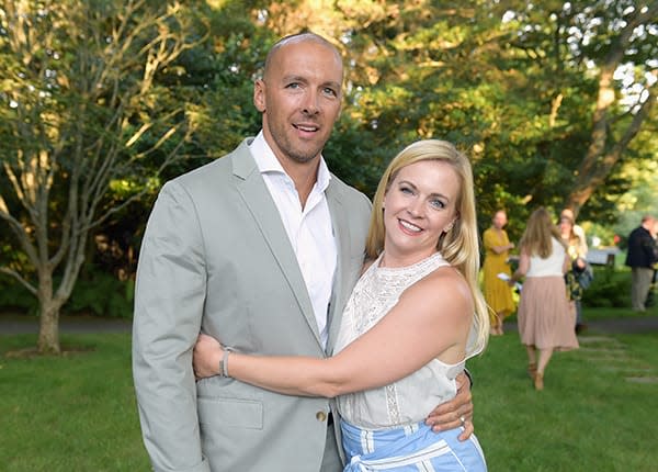 Melissa Joan Hart cuddles Mark Wilkerson 