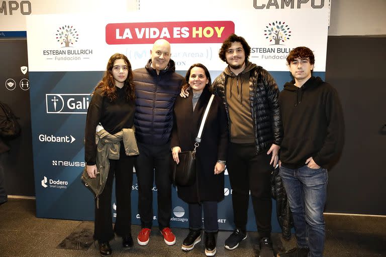 Federico Sturzenegger y su familia 