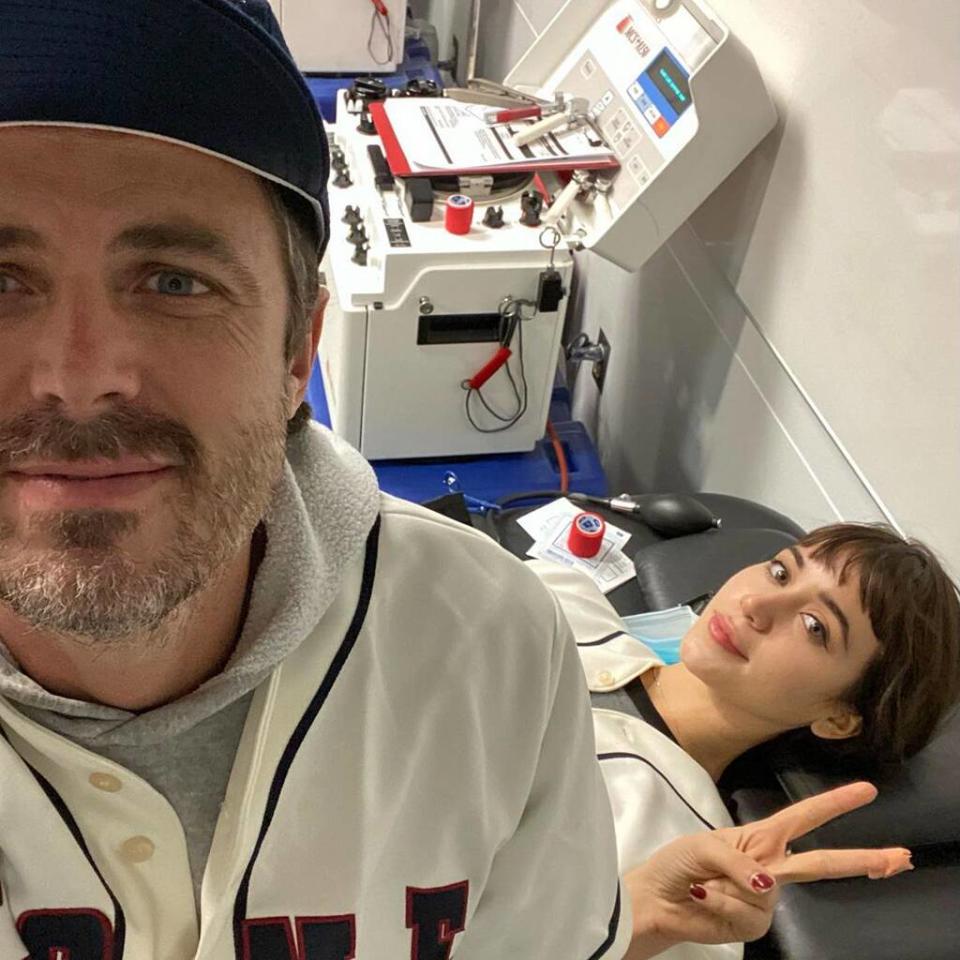 Casey Affleck, Caylee Cowan, Instagram