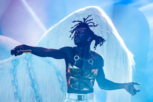 Lil Nas X performs at Governors Ball at Corona Meadows Park in Queens, New York on June 11th, 2023. - Credit: Griffin Lotz for Rolling Stone