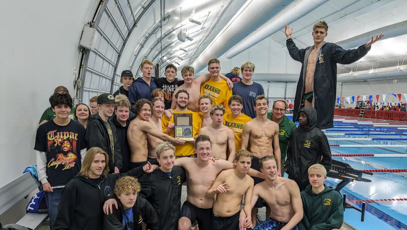 Kearns High School’s boys swimming team won the Region 4 championship at Kearns Aquatics Center on Friday.