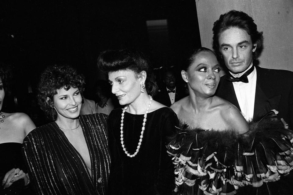 The scene at the Met Gala, 1981.