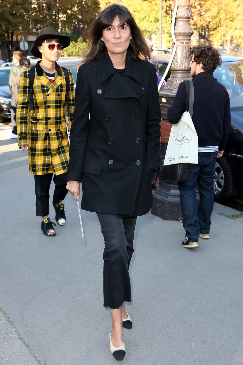 Emmanuelle Alt’s look at Paris Fashion Week 2015. 