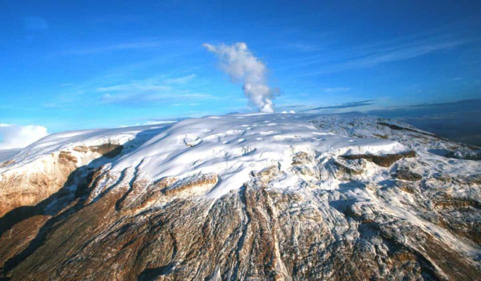 Actividad del Nevado del Ruiz puede terminar en erupción. Imagen: cortesía SGC.