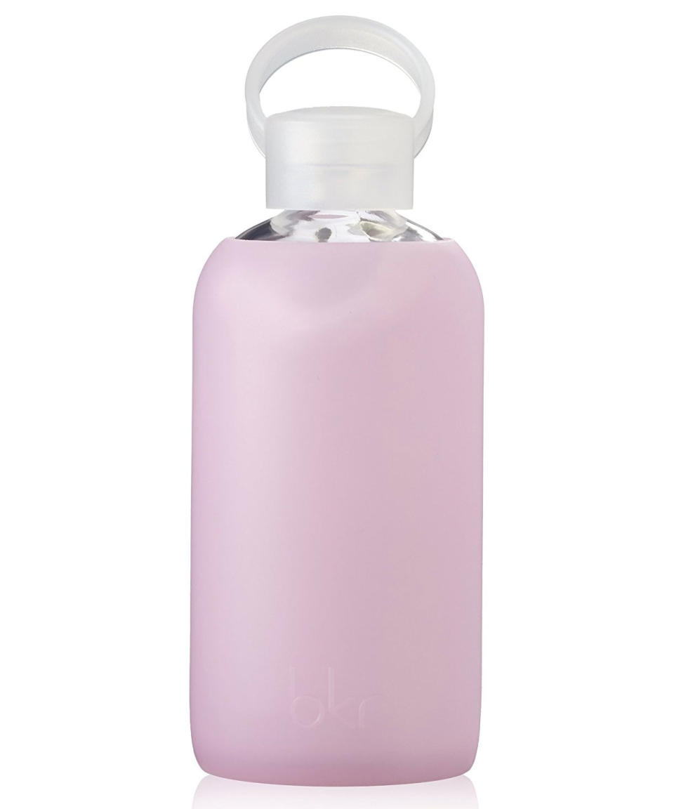 bkr Water Bottle with BPA-Free Silicone Sleeve