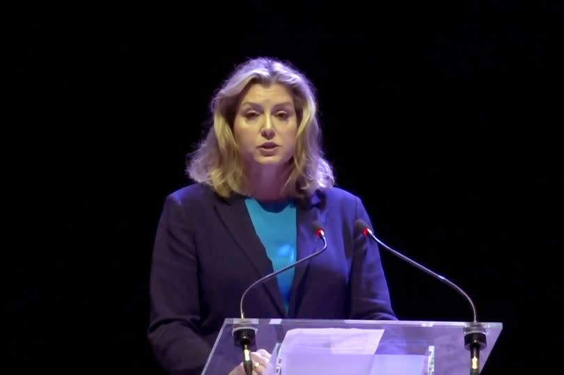 Penny Mordaunt speaks following her defeat