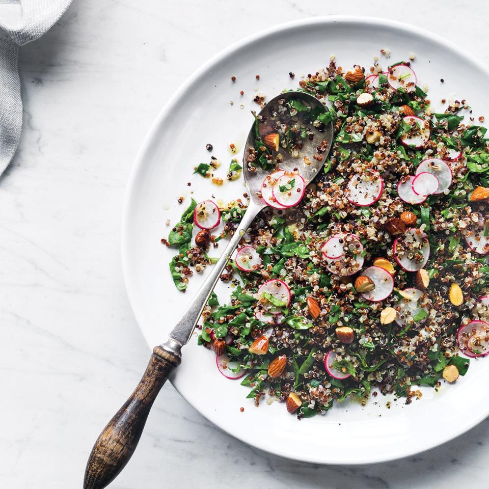 Day 17: Quinoa with Spinach and Roasted Almonds