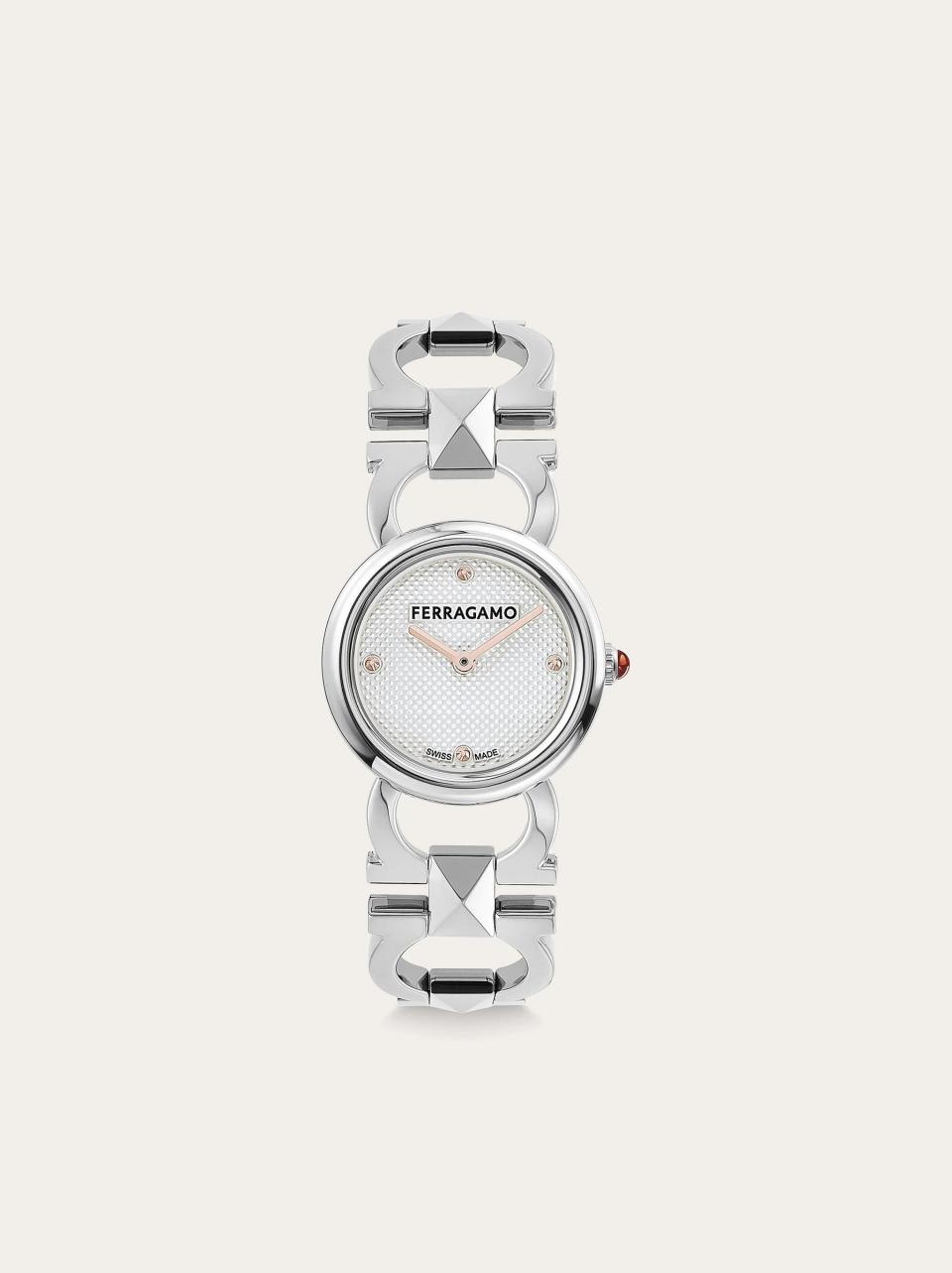 <p><a href="https://go.redirectingat.com?id=74968X1596630&url=https%3A%2F%2Fwww.ferragamo.com%2Fen-us%2Fshopping%2Fdouble-gancini-stud-watch-23376097&sref=https%3A%2F%2Fwww.esquire.com%2Flifestyle%2Fg18371176%2Funique-mothers-day-gifts%2F" rel="nofollow noopener" target="_blank" data-ylk="slk:Shop Now;elm:context_link;itc:0;sec:content-canvas" class="link ">Shop Now</a></p><p>Double Gancini Stud watch</p><p>ferragamo.com</p><p>$2024.00</p>