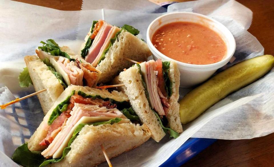 Courtyard Deli Club Sandwich Provided