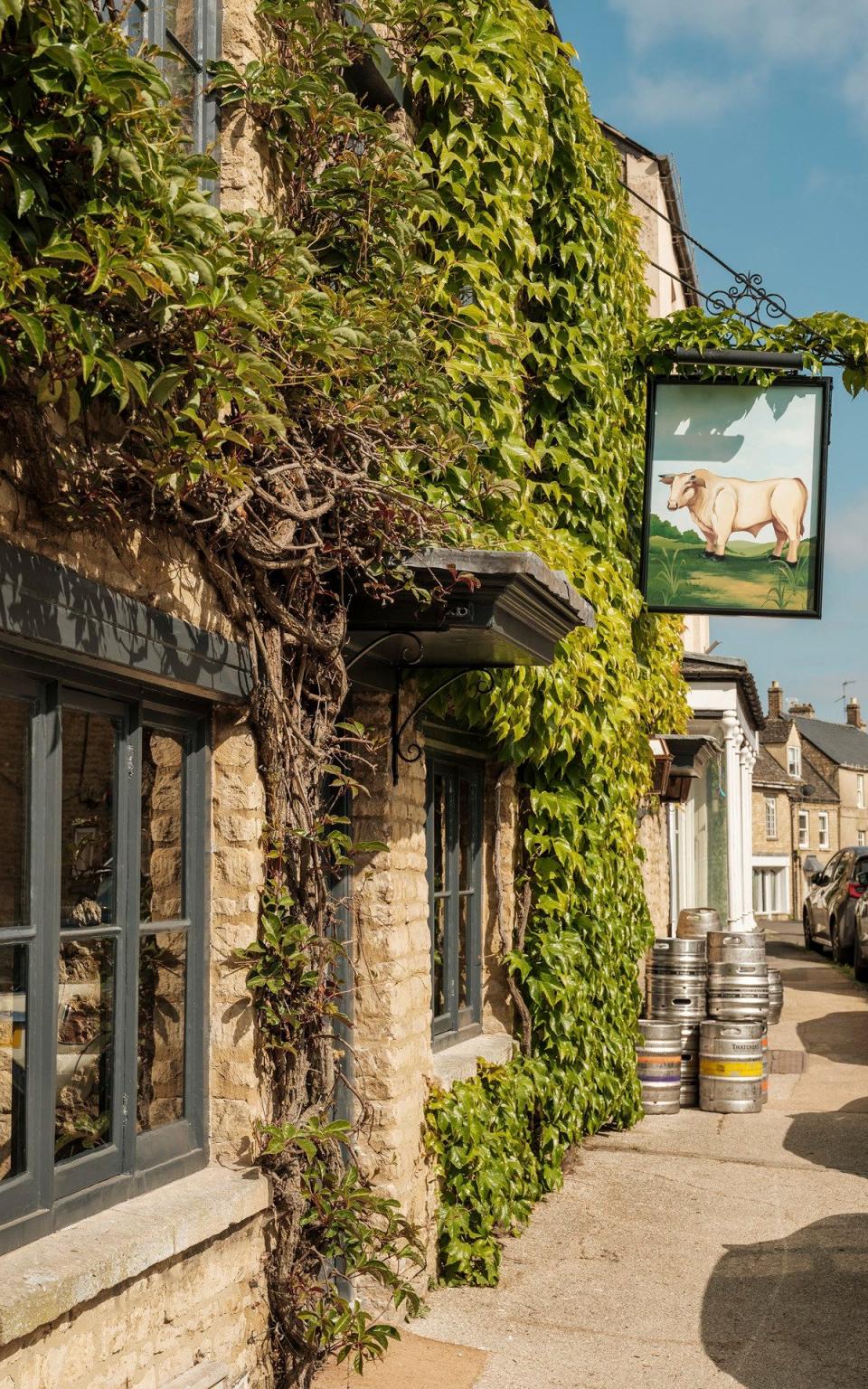 The Bull is a 16th-century pub with rooms in Charlbury, reopened in July