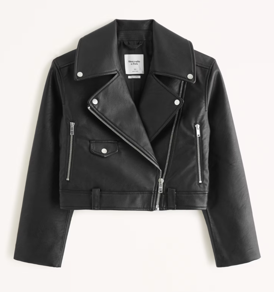 black biker jacket