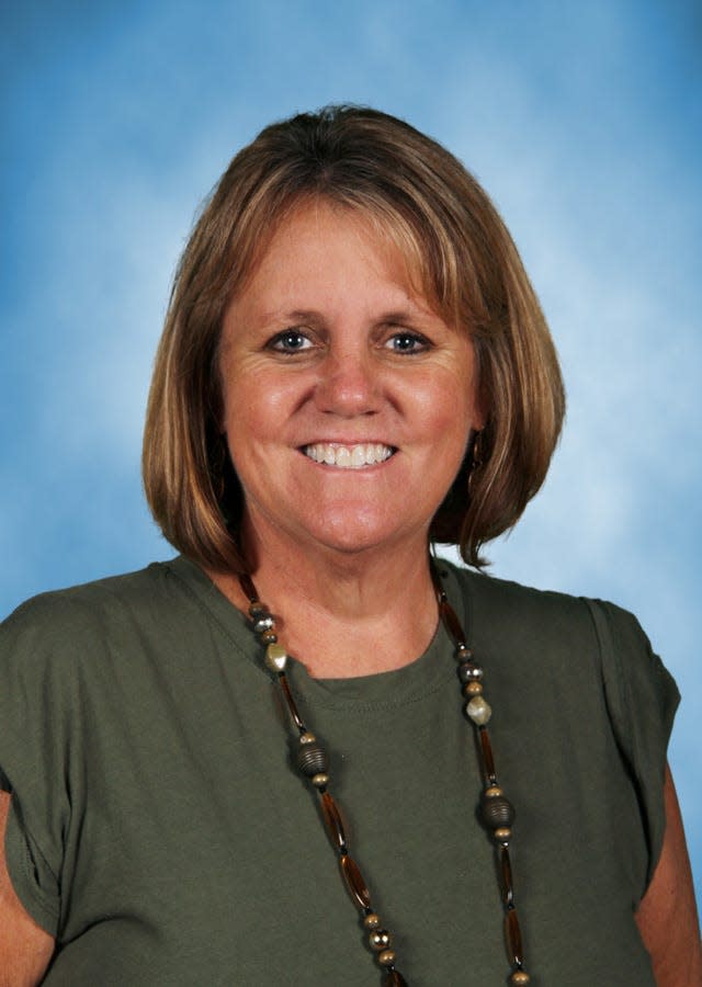 Cindy Thro, as seen in her district headshot.