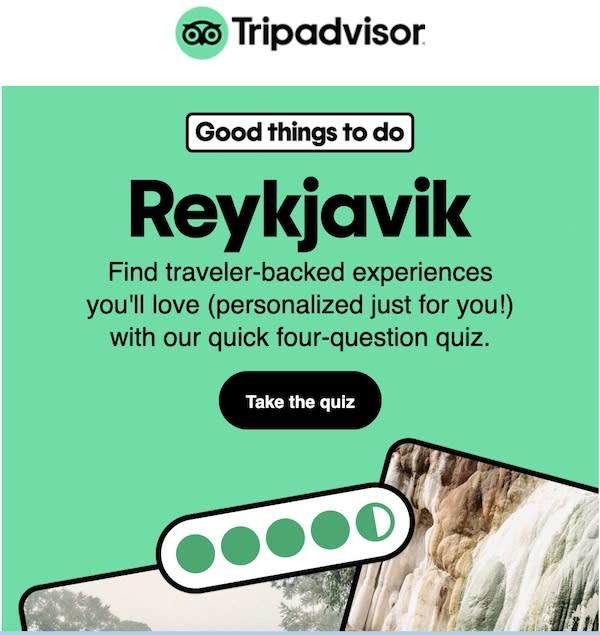 Tripadvisor quiz things to do in Iceland