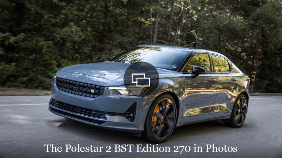 The all-electric Polestar 2 BST Edition 270.