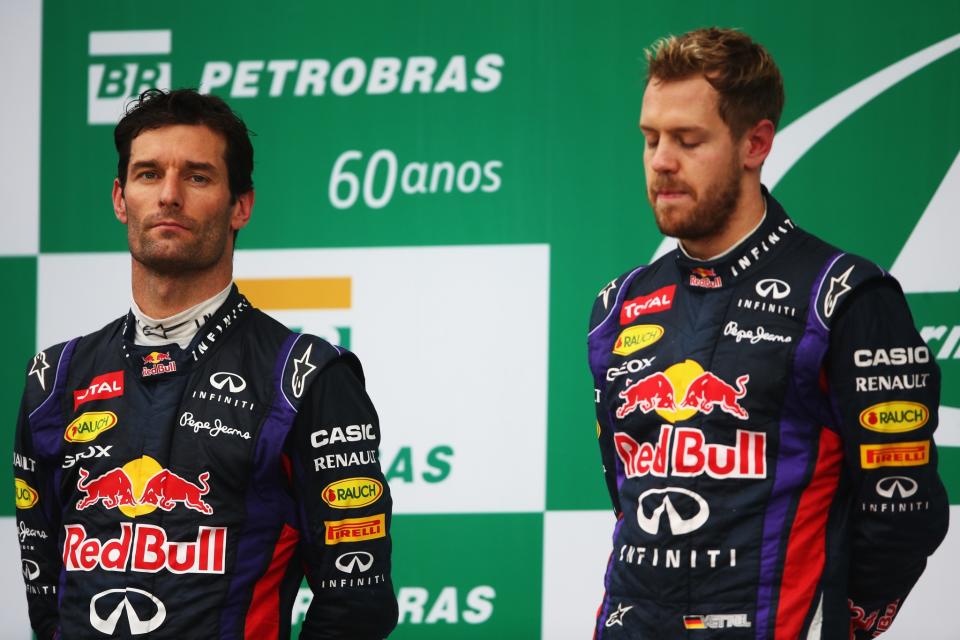 Marked-ed men: Vettel and Webber