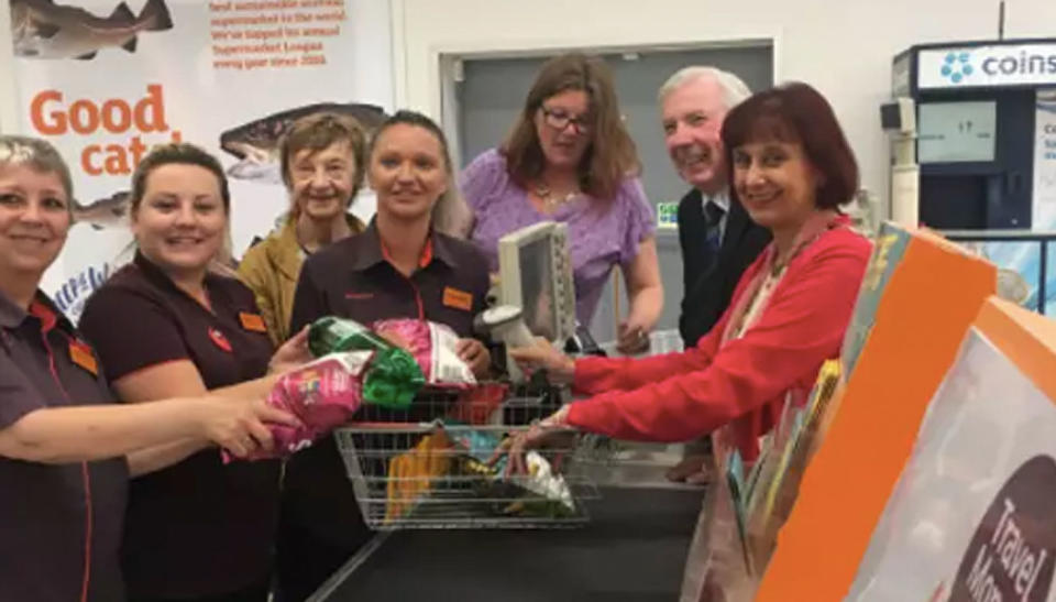 The service includes a cashier who is trained in dealing with dementia sufferers. Source: Sainsbury’s