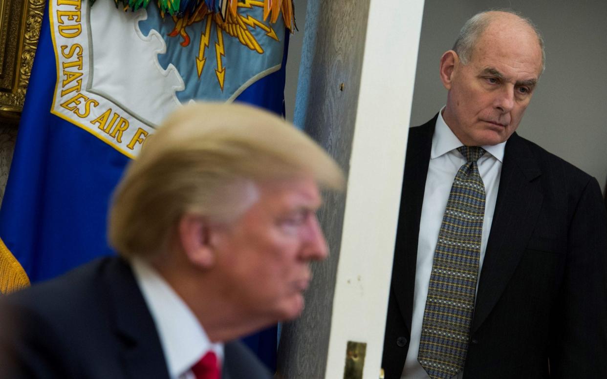 General John Kelly leaves his post on Wednesday after a rocky 18-month tenure - AFP