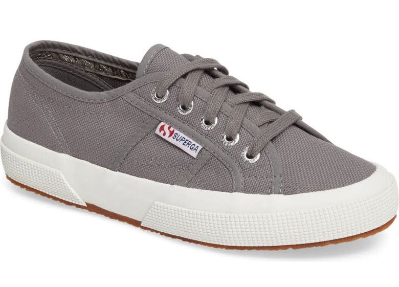 Superga 'Cotu' Sneaker in Sage Grey. Image via Nordstrom.