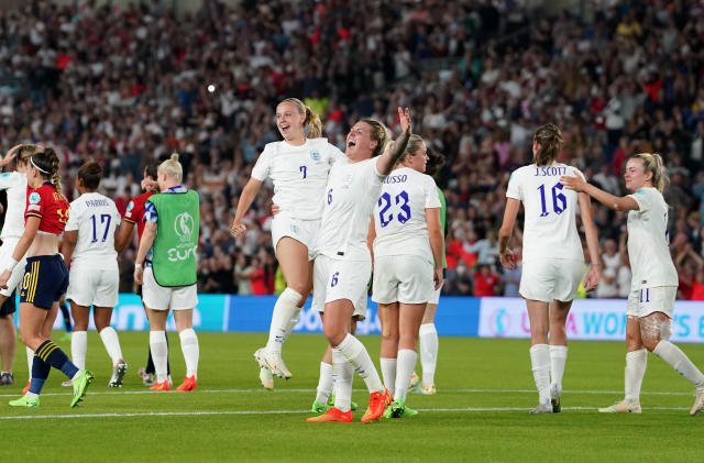 England's Lionesses roar with pride as they celebrate their