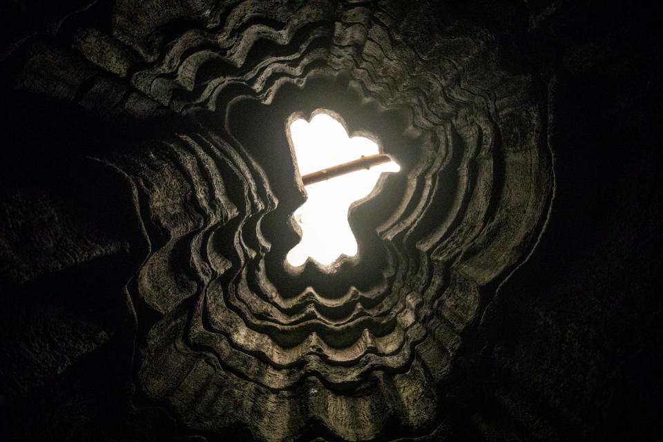 Cincinnati Museum Center's replica limestone cave covers two levels and 500 feet of darkened nooks and crannies, twist and turns.
It reopens on Sept. 2 after closure due to COVID-19 and maintenance.