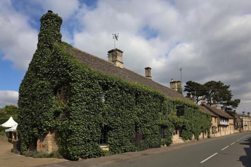 <p>Surrounded by Gloucestershire countryside in the attractive (even by Cotswolds standards) village of Northleach, this traditional inn has landscaped gardens, a private dining area for six and an outdoor pizza oven and heated marquee for the warmer months.</p><p>The creeper-covered, 17th-century <a href="https://www.booking.com/hotel/gb/the-wheatsheaf-inn-gloucester.en-gb.html?aid=2070935&label=pubs-with-rooms" rel="nofollow noopener" target="_blank" data-ylk="slk:Wheatsheaf Inn" class="link rapid-noclick-resp">Wheatsheaf Inn</a> seamlessly blends old with new: fires and flagstone floors are present and correct, with pop art portraits and repurposed retro chairs adding a modern touch. There are circular trails for hikers to embark on right outside, with seasonal great British pub fare waiting for you on your return – expect twice-baked cheddar soufflés, Cornish mussels and daily game and pies.</p><p><a class="link rapid-noclick-resp" href="https://www.booking.com/hotel/gb/the-wheatsheaf-inn-gloucester.en-gb.html?aid=2070935&label=pubs-with-rooms" rel="nofollow noopener" target="_blank" data-ylk="slk:CHECK AVAILABILITY">CHECK AVAILABILITY</a></p>