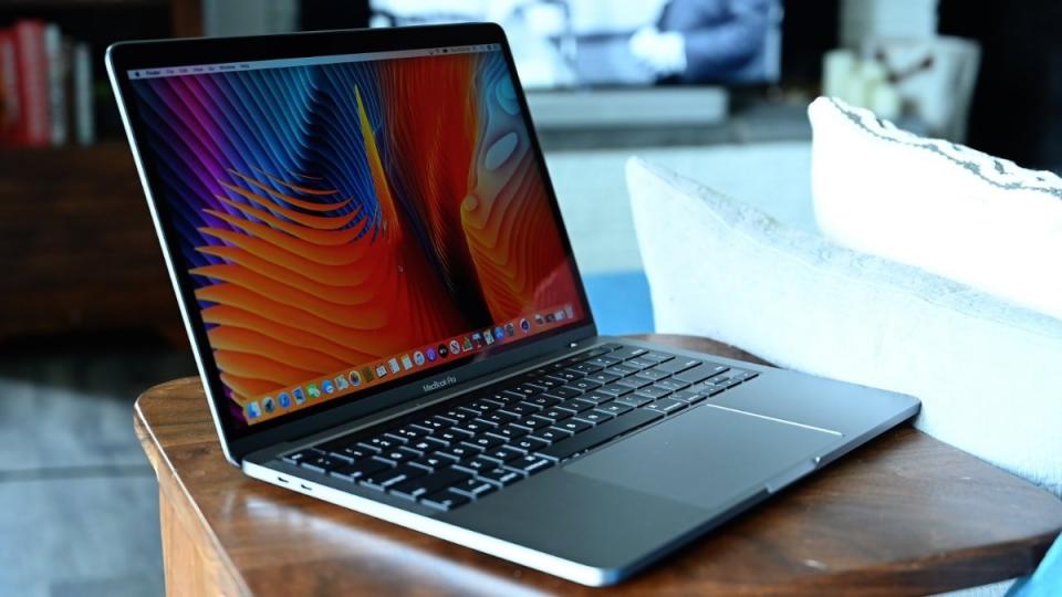 The 13-inch MacBook Pro has an LED display