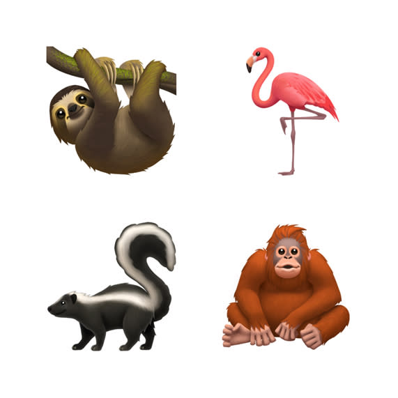 Some of the new emojis coming in Spring 2019. (Source: Apple)