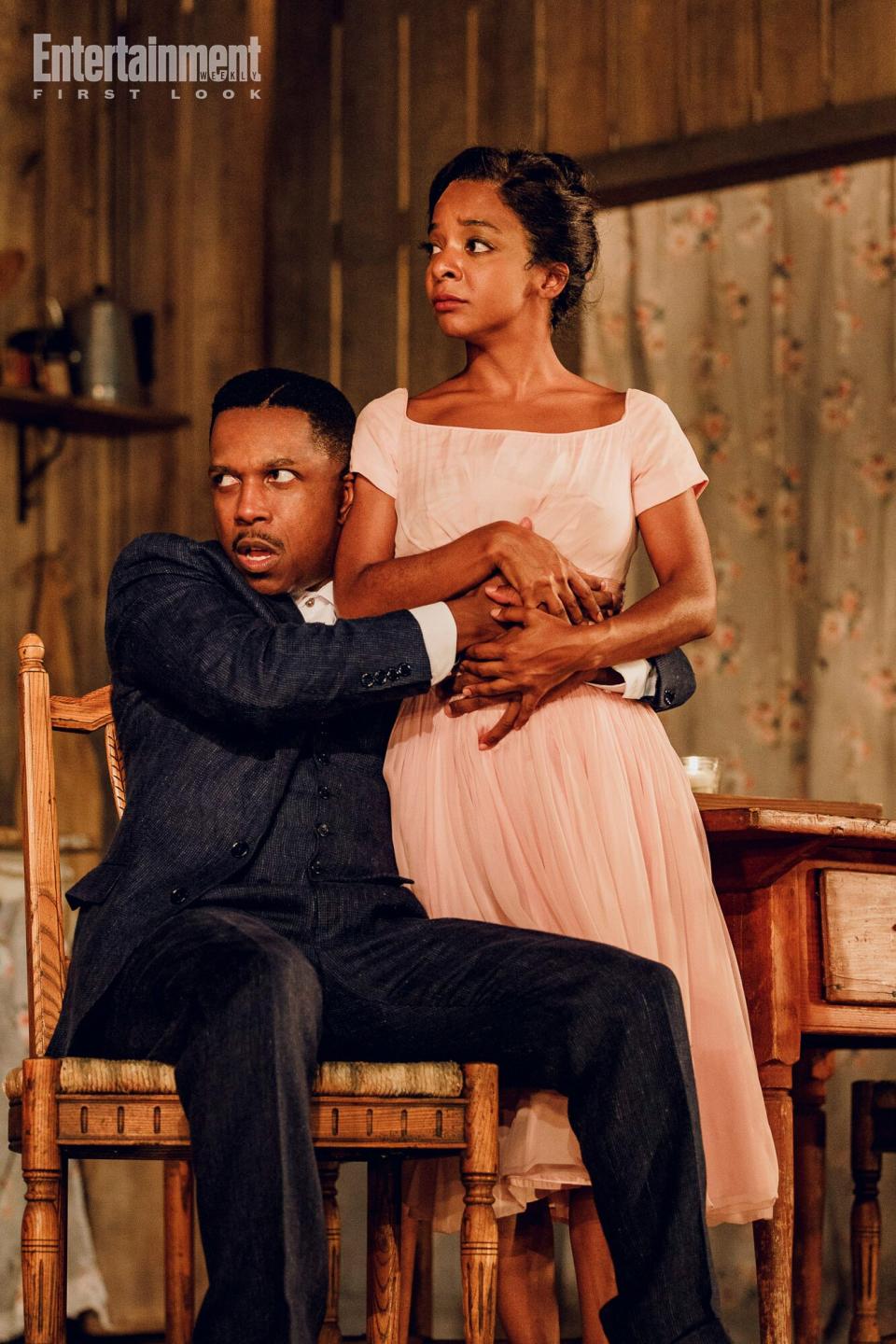 Leslie Odom Jr. and Kara Young in 'Purlie Victorious'
